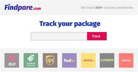 enter your tracking number to track your parcel.